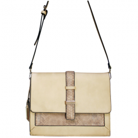 Henley Claudia Bag - Cream/Beige Croc